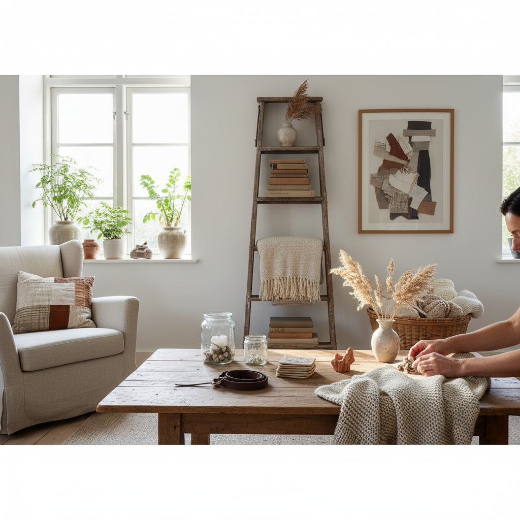 Exploring the Principles of Thrifting and Upcycling for Home Decor
