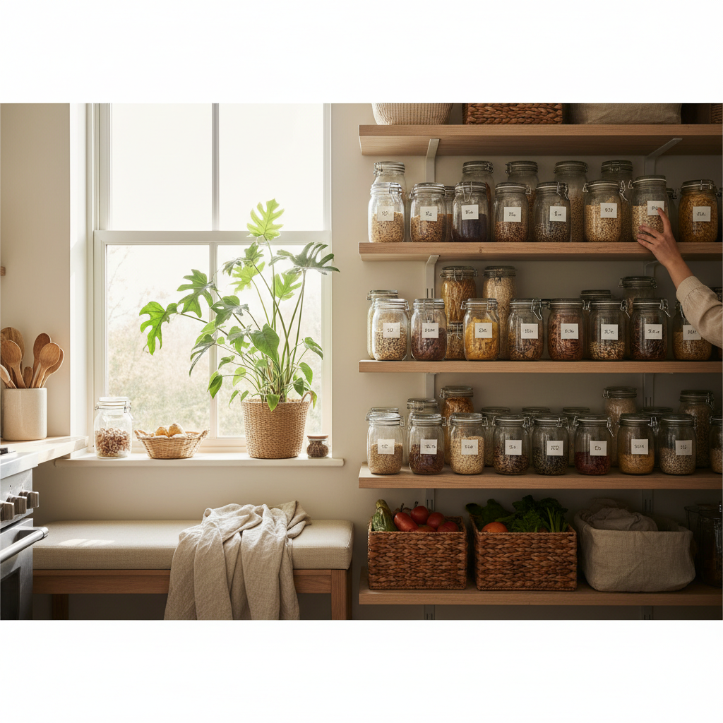 Optimizing Kitchen Pantry Organization for Enhanced Efficiency and Waste Reduction