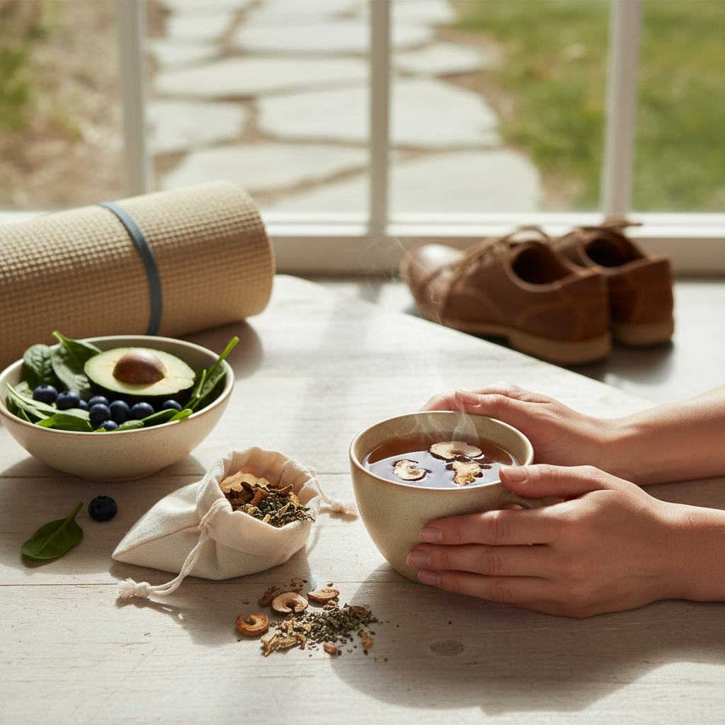 Adaptogens and Stress Management: Navigating Physiological Balance Naturally